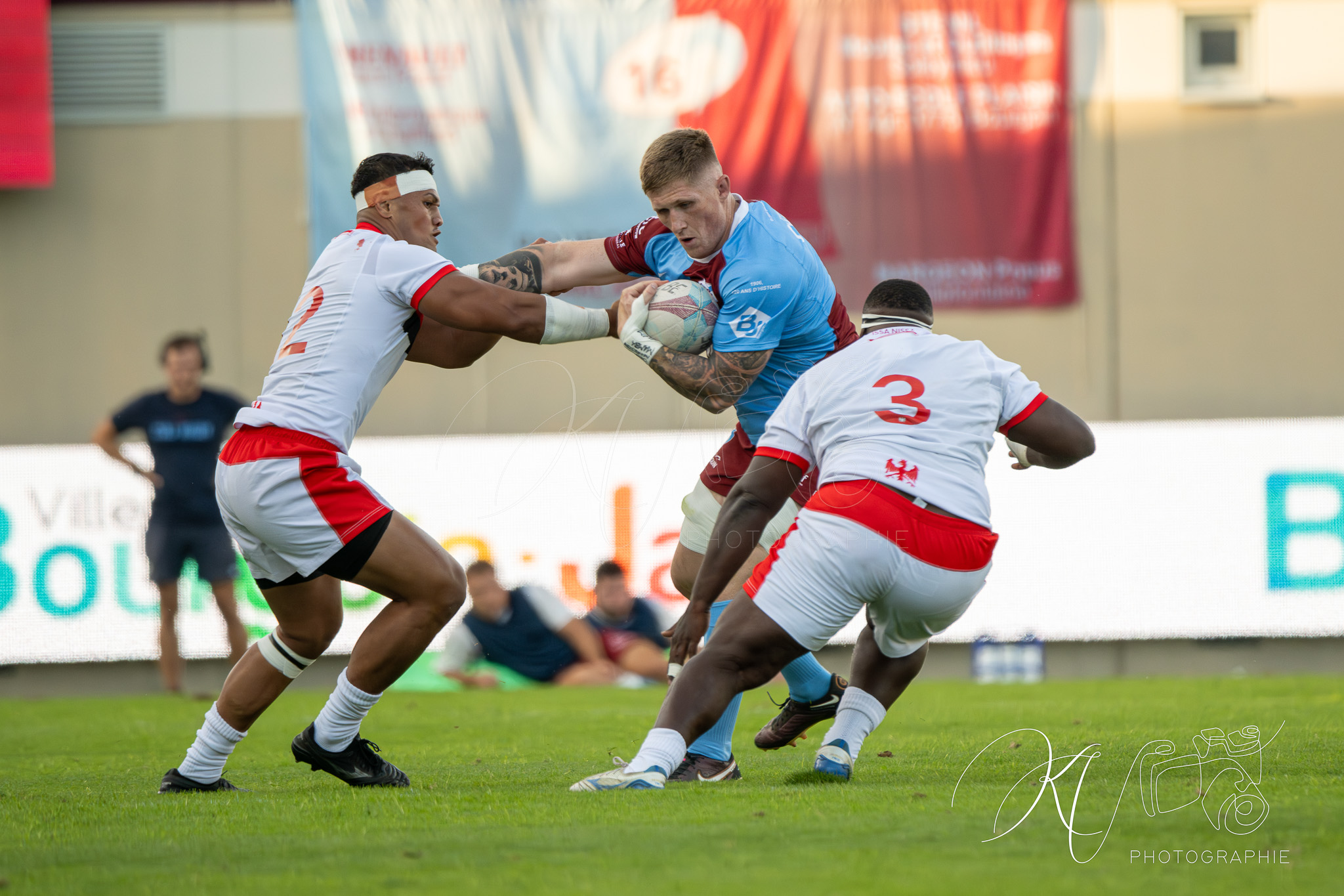  CS Bourgoin-Jallieu - Stade niçois - Rugby - FFR 2025 - Nationale - CS Bourgoin-Jallieu vs Stade Niçois (#FFR25NABJSN19) Photo by: Karine Valentin | Siuxy Sports 2025-09-06