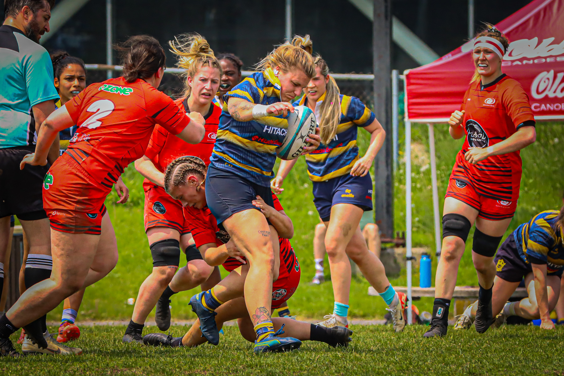  Club de Rugby de Québec - Town of Mount Royal RFC - Rugby - RQ 2025 - SL F - Club de Rugby de Québec (54) vs (12) TMR (#RQ25SLFQCTMR6) Photo by: Photo Mayarts | Siuxy Sports 2025-06-07