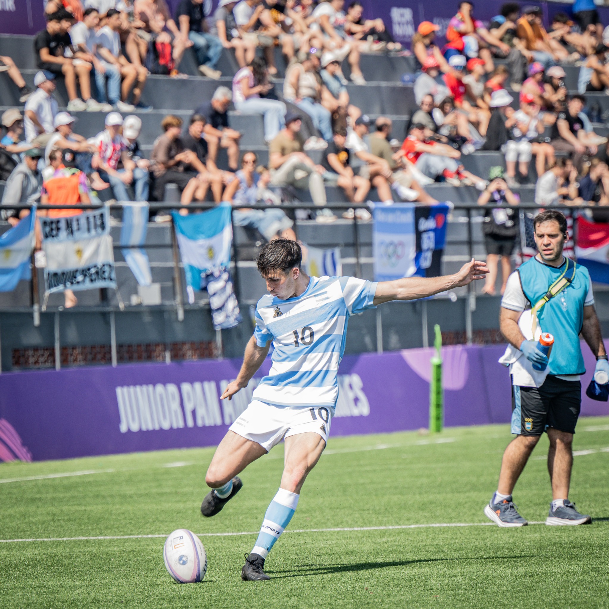  Selección Argentina de Rugby 7 Junior -  - Rugby - Los Pumas 7's - Oro en los Juegos Panamericanos Junior de Asunción (#JP2025PUMI7) Photo by: Christian Mas | Siuxy Sports 2025-08-17