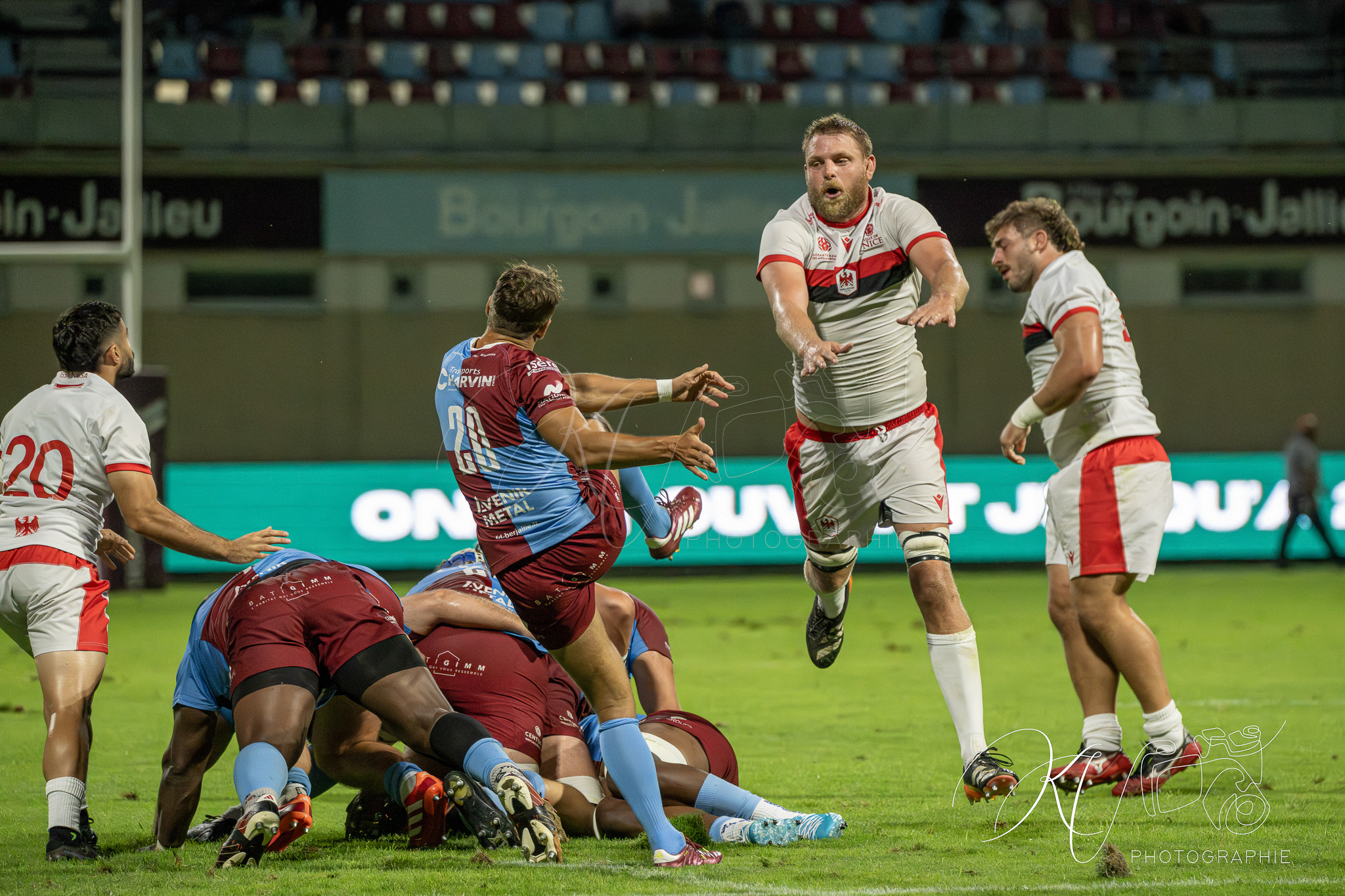  CS Bourgoin-Jallieu - Stade niçois - Rugby - FFR 2025 - Nationale - CS Bourgoin-Jallieu vs Stade Niçois (#FFR25NABJSN19) Photo by: Karine Valentin | Siuxy Sports 2025-09-06