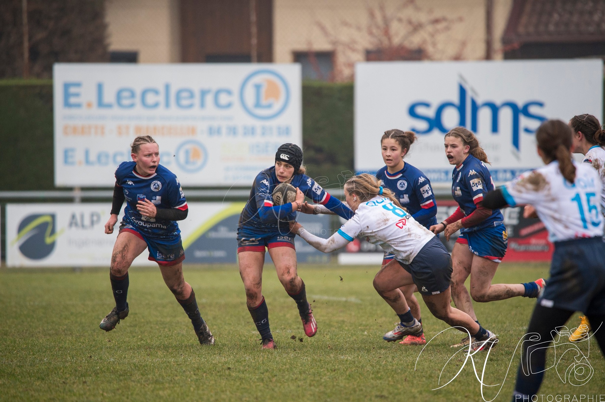  FC Grenoble Rugby - Montpellier Hérault Rugby - Rugby - FFR 2025 - U-18 Fém - Grenoble vs Montpellier (#FFR25U18GREMON1) Photo by: Karine Valentin | Siuxy Sports 2025-01-18