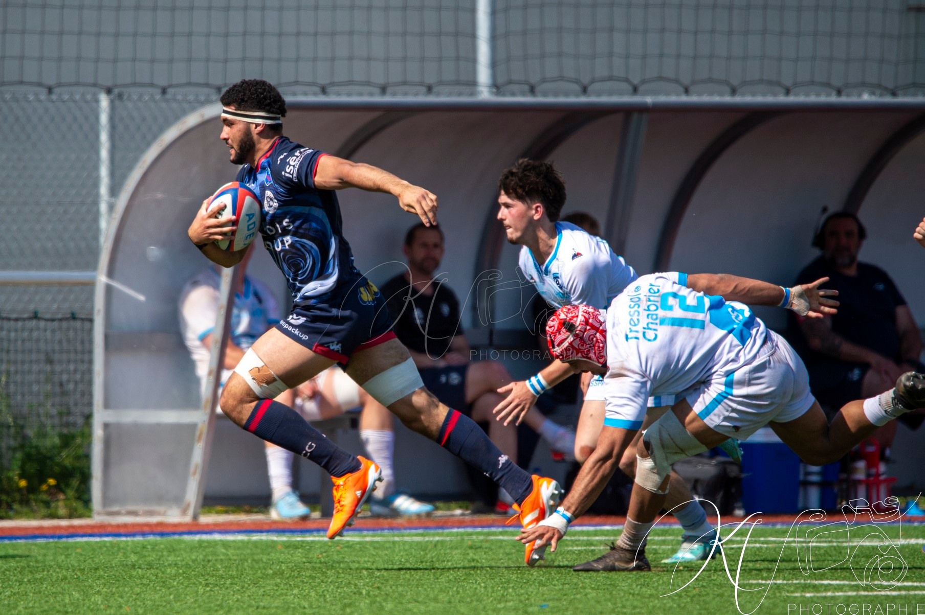  FC Grenoble Rugby - Montpellier Hérault Rugby - Rugby - FFR 2025 - Espoirs - FC Grenoble vs Montpellier (#FFR25ESPFCGMON) Photo by: Karine Valentin | Siuxy Sports 2025-04-04